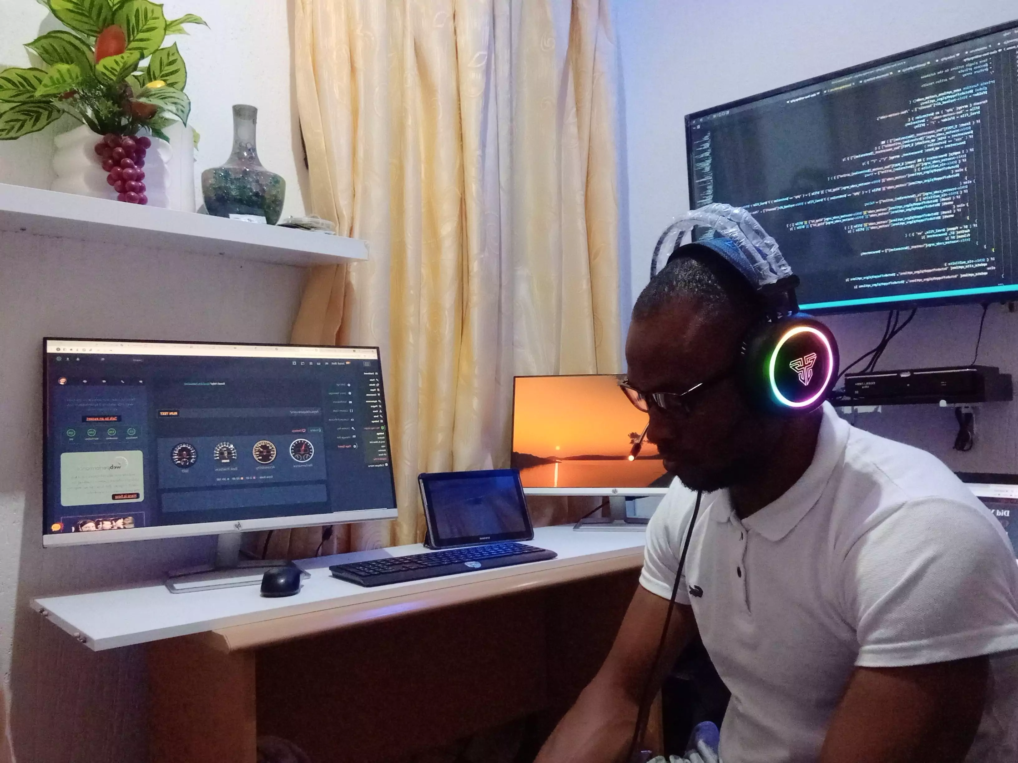 Stephen - refugee web developer in Libya
